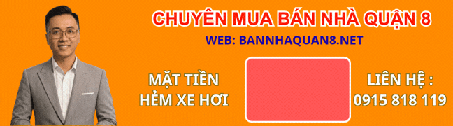 Bán nhà Quận 8 dưới 5 tỷ