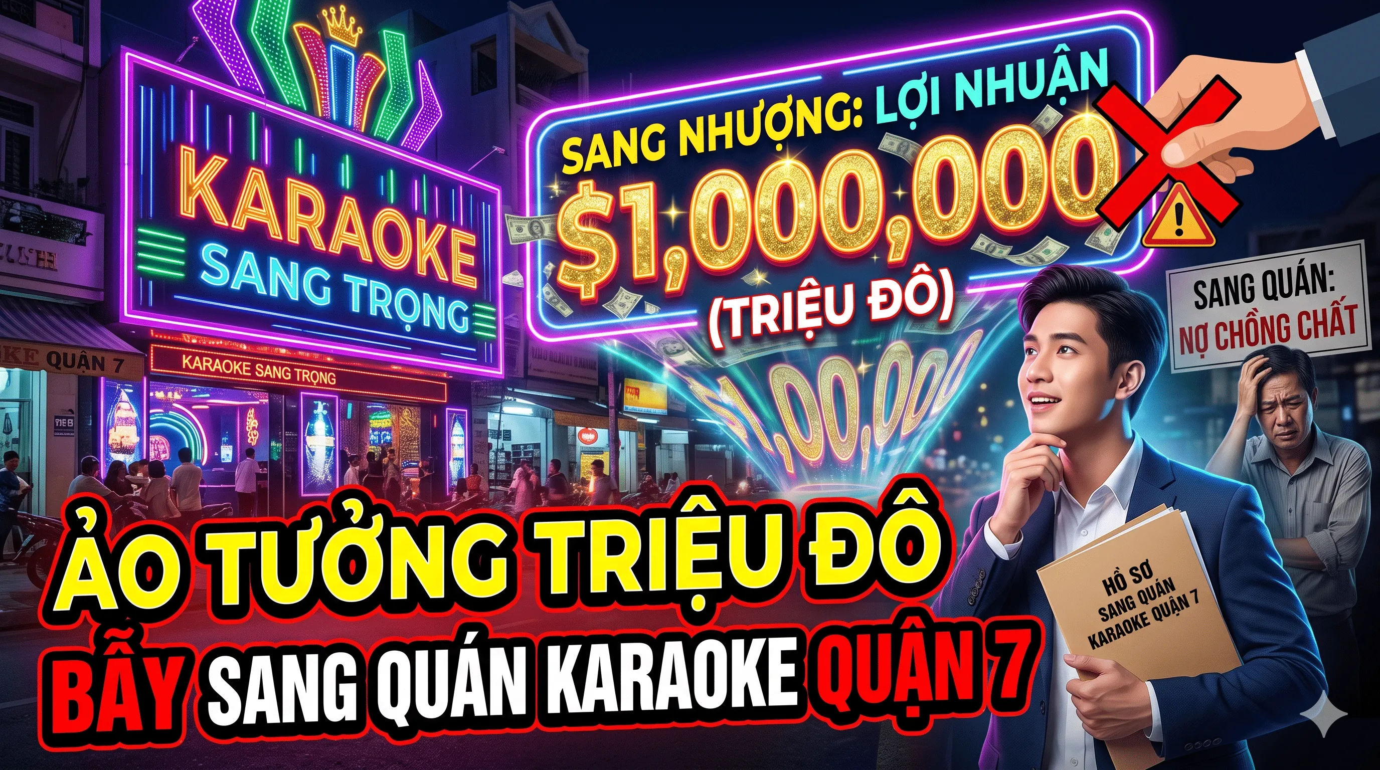 Ảo tưởng triệu đô khi sang sang quán karaoke quận 7: Đừng để con số 'lợi nhuận' đánh lừa thị giác