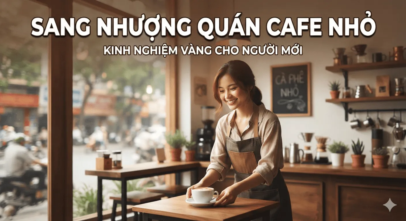 Bí Quyết Sang Nhượng Quán Cafe Nhỏ: Kinh Nghiệm Vàng Người Mới Cần Biết