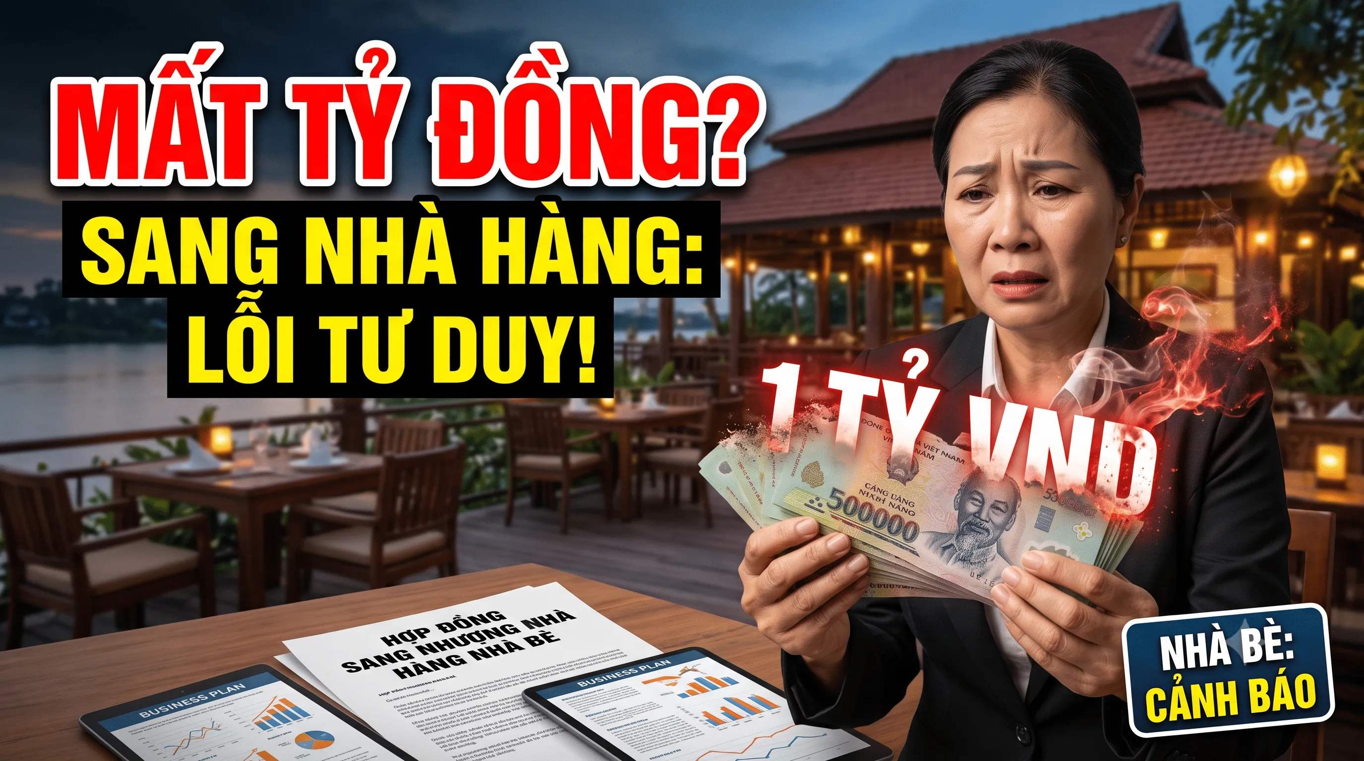 Sang nhà hàng ẩm thực Nhà Bè: Khi con số tỷ đồng bốc hơi vì tư duy sang nhượng sai lầm