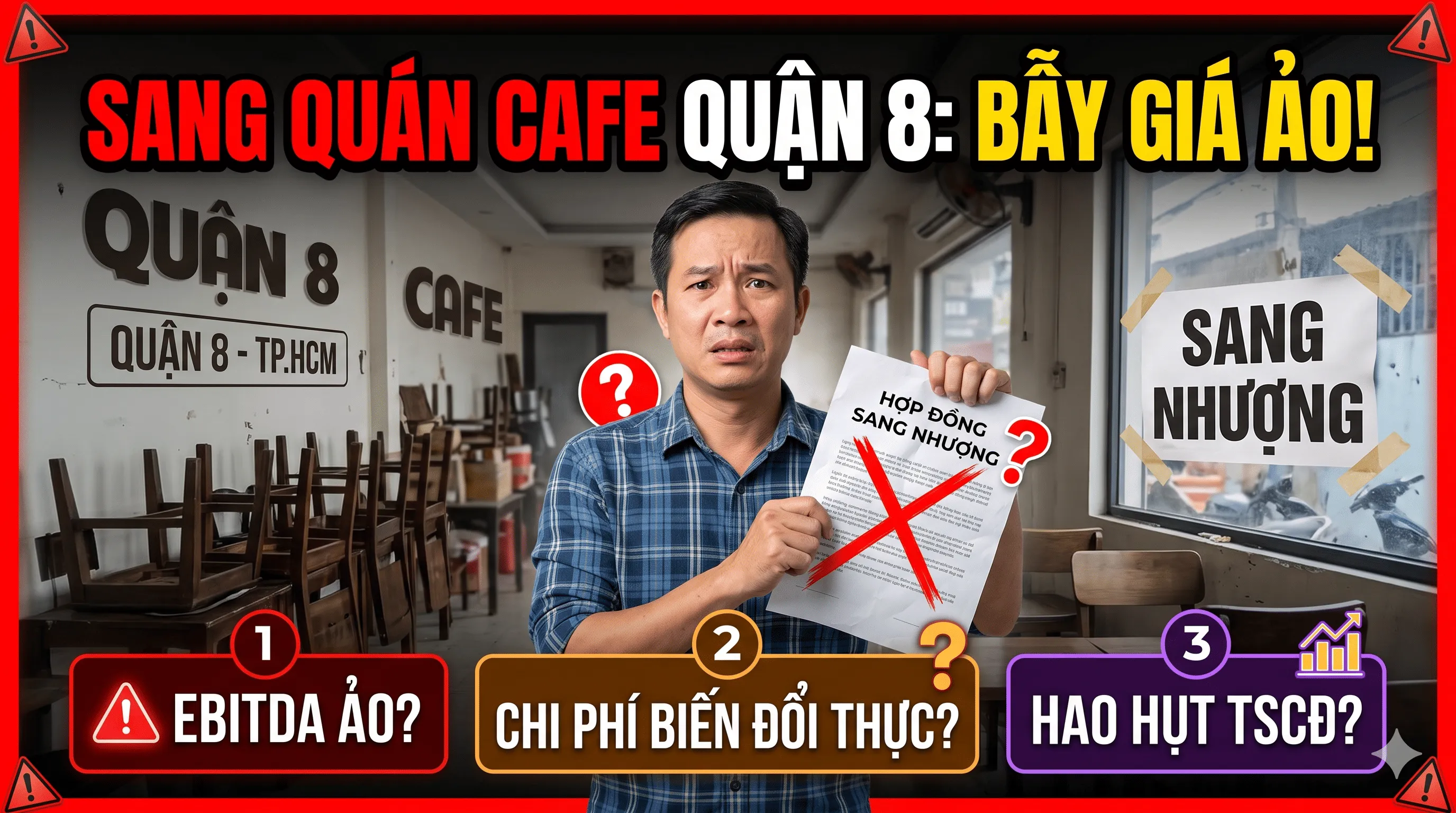 Sang quán cafe quận 8: Bóc trần cái bẫy lợi nhuận 15% và sự thật về dòng tiền chết