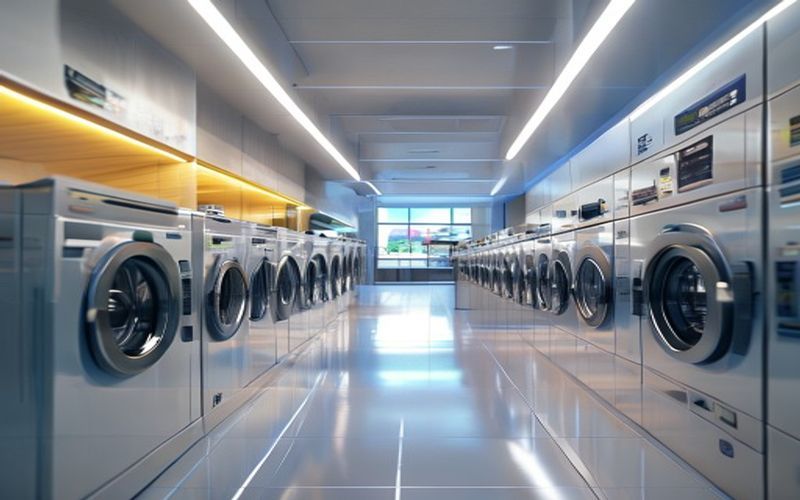Cần sang tiệm giặt ủi tâm huyết - Thiết bị mới 99%, vào là kinh doanh ngay không cần sửa chữa!