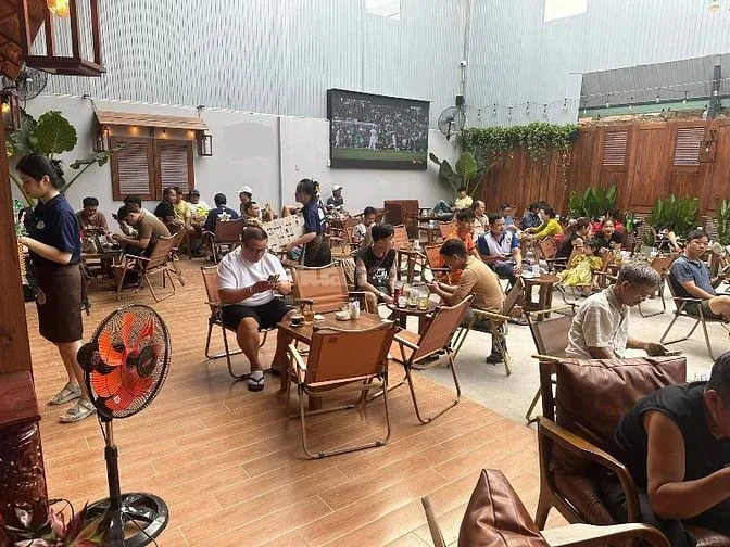 SANG NHƯỢNG QUÁN CAFE NHƯỢNG QUYỀN SÂN VƯỜN 24/7 – MẶT TIỀN GÒ XOÀI, BÌNH TÂN - Ảnh 5