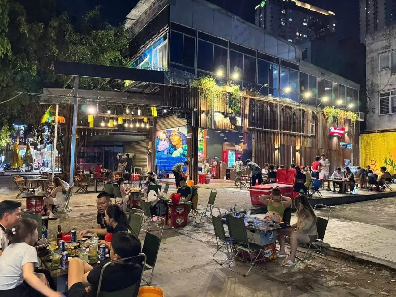 Sang quán góc 2 MT Tân Hưng Q7 (5x20m, trệt 1 lầu), bãi đậu ô tô, 500tr